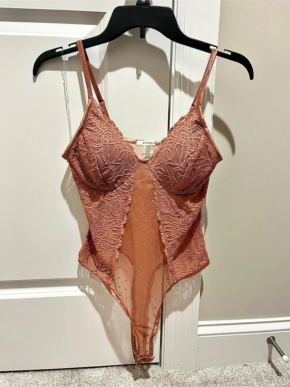 NWOT Bozzolo Lace Teddy - Size M